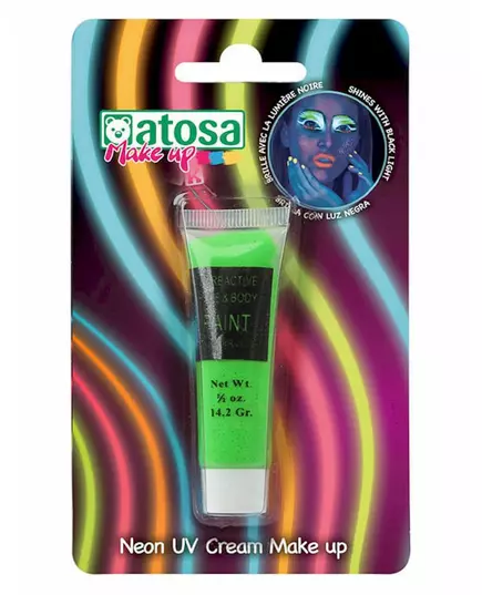 UV neonový make-up – zelený (tuba)