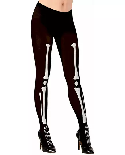 Kostlivčí punčocháče pro ženy Halloween, Velikost: X-Large