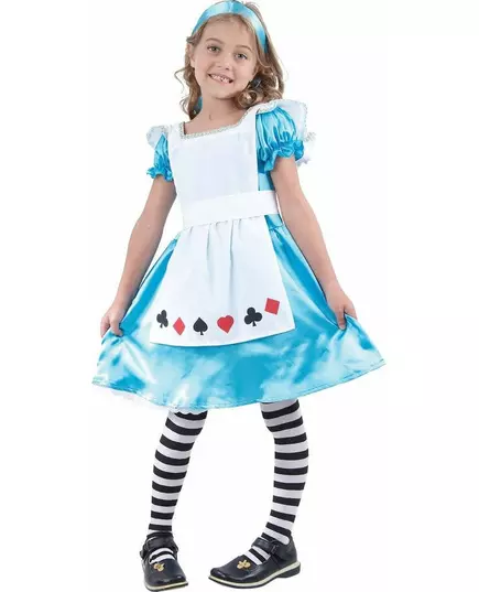 Kostým Alice pro dívky, Velikost: 3-4 let (92-104 cm)