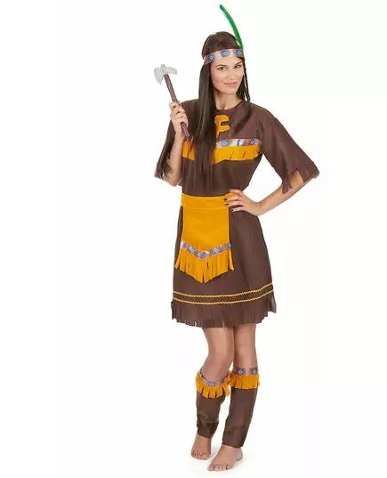 Přiléhavý indiánský kostým pro ženy, Velikost: X-Large