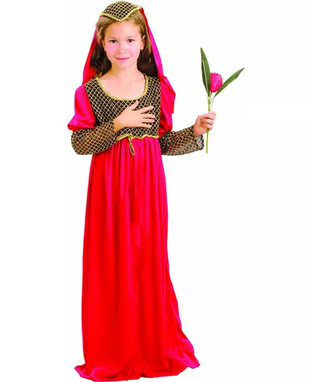 Kostým Juliette pro dívky, Velikost: 7-9 let (120-130 cm)