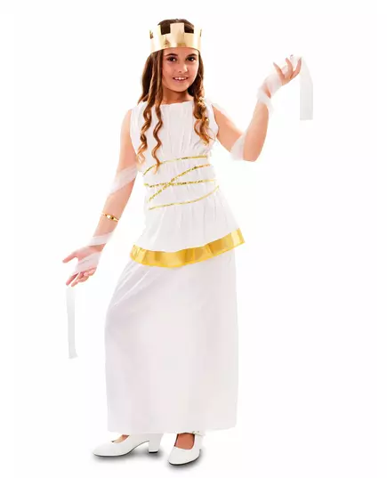 Kostým bohyně Athény pro dívky, Velikost: 4-6 let (110-120 cm)