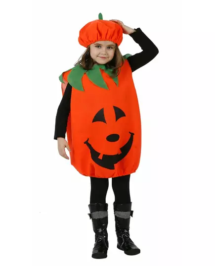 Dětský halloweenský kostým dýně, Velikost: 5-6 let (115/130 cm)