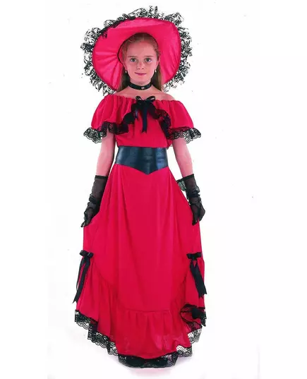 Kostým Scarlett Red pro dívky, Velikost: 7-9 let (120-130 cm)