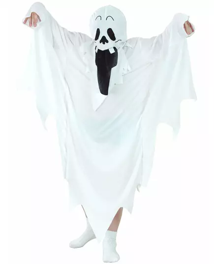 Dětský kostým ducha Halloween, Velikost: 10-12 let (130-140 cm)