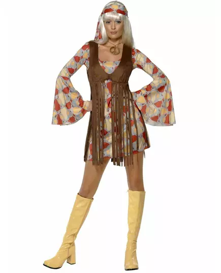 Hippie kostým 70. let pro ženy, Velikost: Large