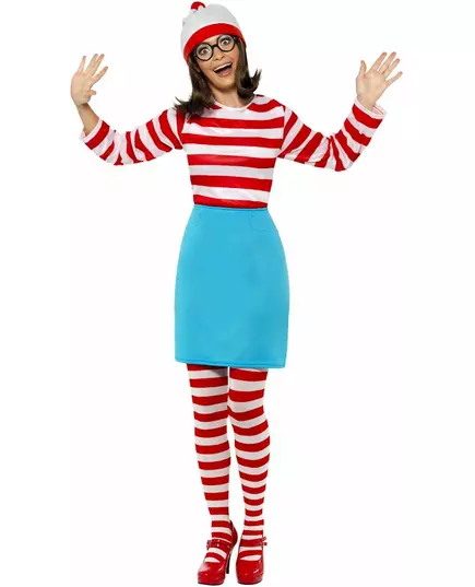 Kostým „Kde je Wally?“ pro ženy, Velikost: Large