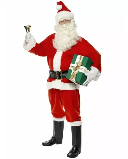 Luxusní kostým Santa Clause pro muže, Velikost: Large