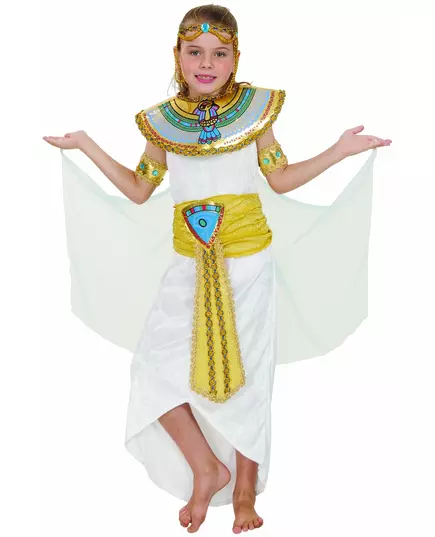 Egyptský kostým pro dívku, Velikost: 7-9 let (120-130 cm)
