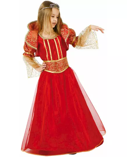 Barokní kostým královny pro dívky, Velikost: 10-12 let (145-160 cm)