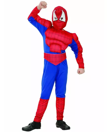 Spider-Man superhrdinský kostým pro chlapce, Velikost: 10-12 let(130-140 cm)