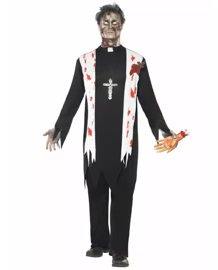 Náboženský zombie kostým pro muže Halloween, Velikost: M