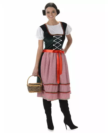 Bavorský kostým dlouhé šaty pro ženy, Velikost: Small