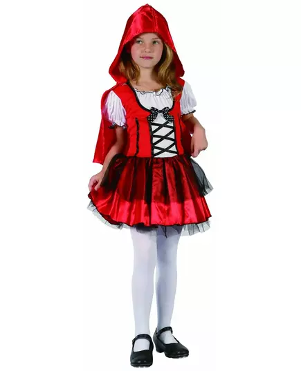 Kostým Červené Karkulky pro dívky, Velikost: 10-12 let (130-140 cm)