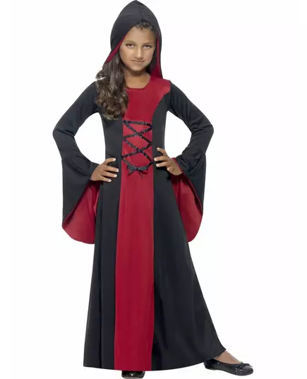 Okouzlující dívčí kostým Halloween, Velikost: 10-12 let (145/158 cm)