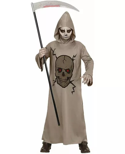 Dětský kostým kostlivé Smrtky Halloween, Velikost: 11-13 let (158 cm)