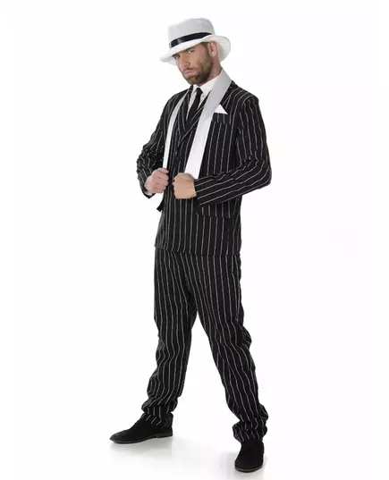 Gangsterský kostým pro muže (černý), Velikost: Large