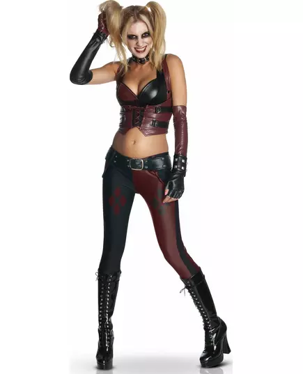 Kostým Harley Quinn Batman Arkham City pro ženy, Velikost: Small