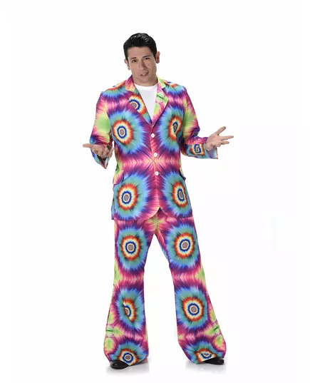Psychedelický hippie kostým pro muže, Velikost: X-Large