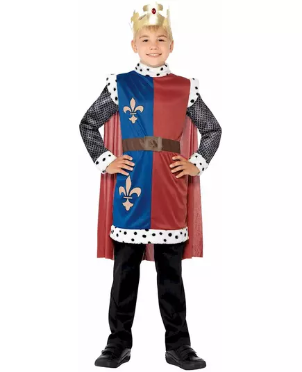 Středověký královský kostým pro chlapce, Velikost: 10-12 let (145/158 cm)