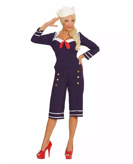 Pin-up námořnický kostým pro ženy, Velikost: Large