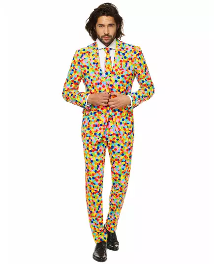 Kostým Mr. Confetteroni pro muže Opposuits, Velikost: X-Large (EU 56-58)