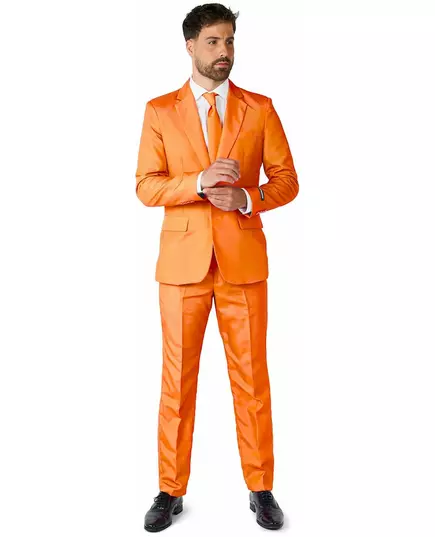 Mr. Solid orange suit pro muže Suitmeister, Velikost: Large (EU 52-54)