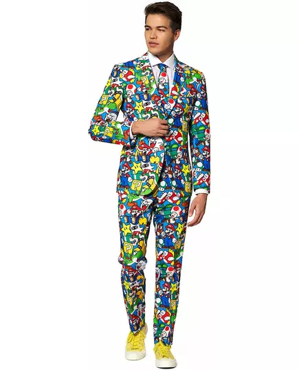 Kostým Super Mario Opposuits pro dospělé, Velikost: Medium/Large (EU 52)
