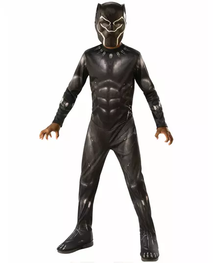 Klasický kostým Black Panther Infinity War pro chlapce, Velikost: 9-10 let (134 to 140 cm)