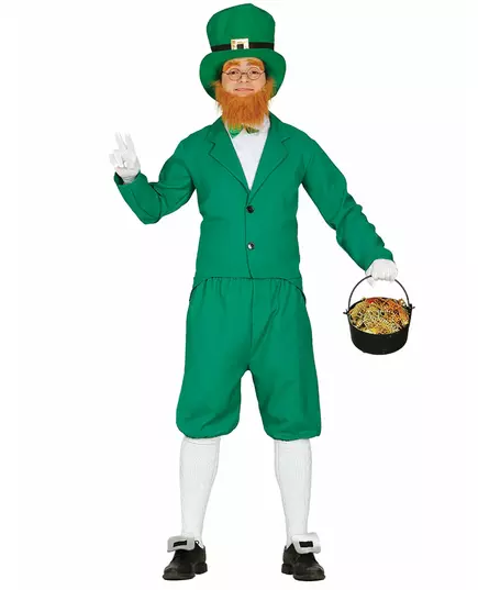 Zelený kostým leprechauna pro muže, Velikost: Large (52-54)