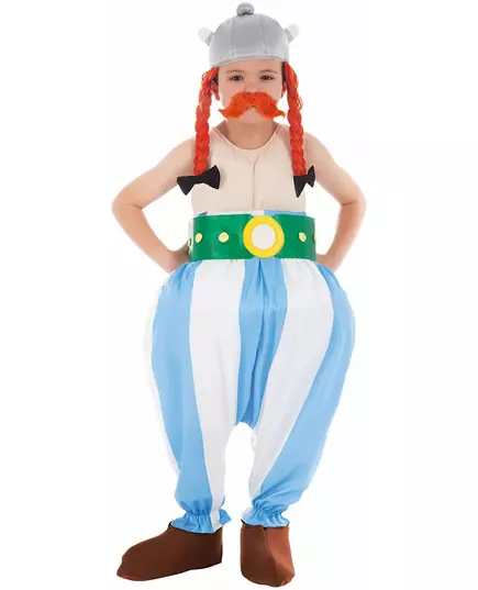 Deluxe kostým Obelixe pro děti – Asterix a Obelix, Velikost: 7-8 let (128 cm)