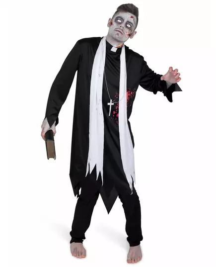 Kostým zombifikovaného kněze pro muže, Velikost: X-Large