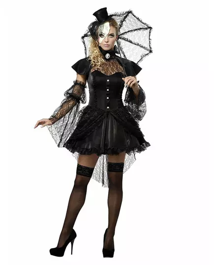 Gotický panenkový kostým pro ženy Halloween, Velikost: Medium (40/42)