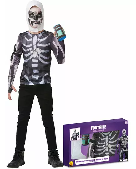 Fortnite Skull Trooper Classic Box Set pro teenagery, Velikost: 11-13 let (142-164 cm)