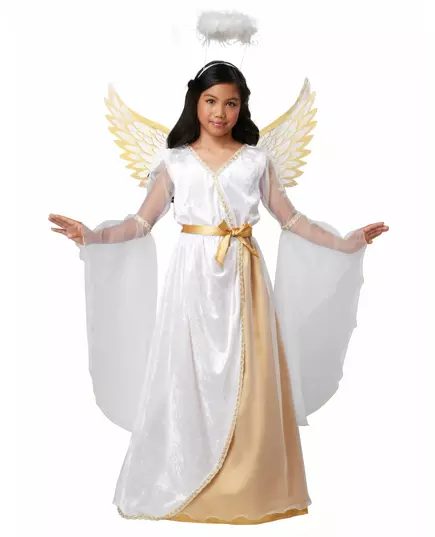Deluxe kostým strážného anděla pro děti, Velikost: S6-8 let(134 cm)