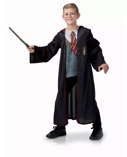 Kostým Harry Potter s doplňky pro děti, Velikost: 7-8 let (122 to 128 cm)