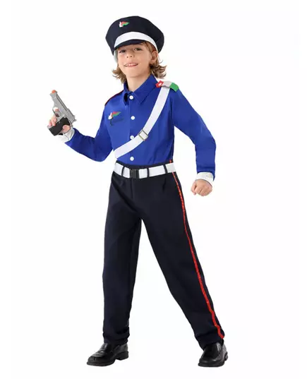 Kostým policisty Carabinieri pro chlapce, Velikost: 5-6 let(115/130 cm)