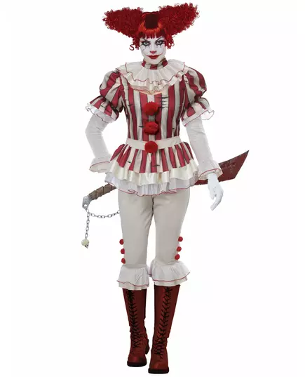 Psychopatický klaun kostým pro ženy, Velikost: XS(36/38)