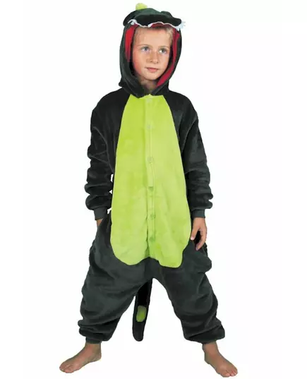 Dětský overal zelený dinosaurus, Velikost: 7-9 let (128 cm)