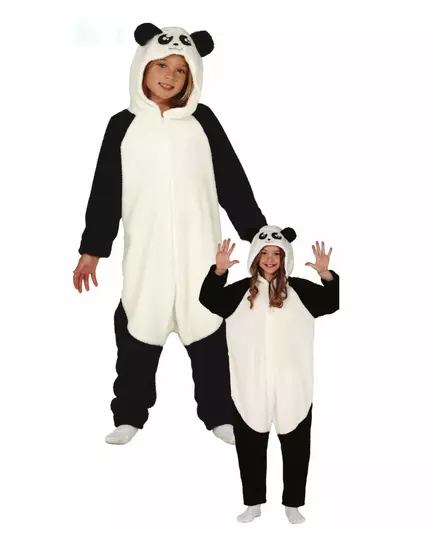 Dětský panda overalový kostým, Velikost: 9 let (125-135 cm)