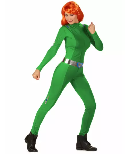 Dámský kostým Green Shock Spy, Velikost: XS