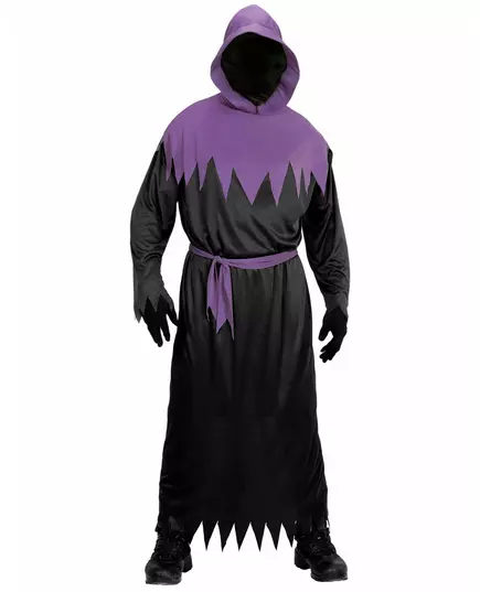 Dospělý černo-fialový kostým Reaper, Velikost: Medium