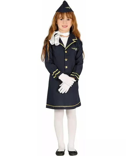 Kostým letušky pro děti, Velikost: 10-12 let (142-148 cm)