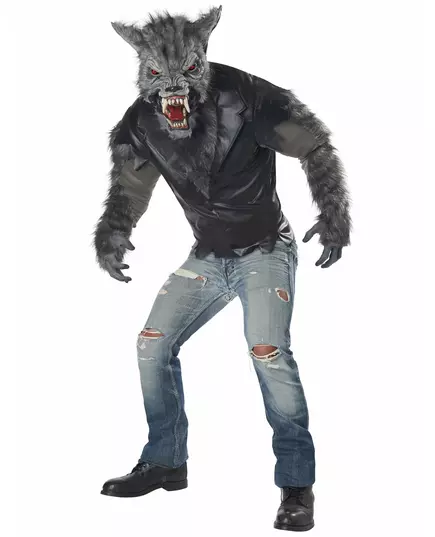 Dospělý luxusní werewolf perfecto kostým, Velikost: Small/Medium