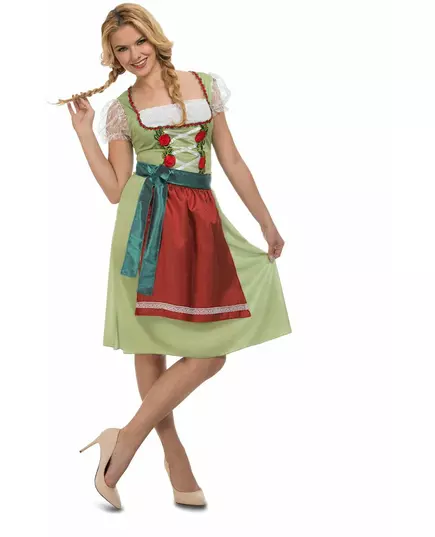 Dámský zelený kostým Oktoberfest šaty, Velikost: Medium/Large