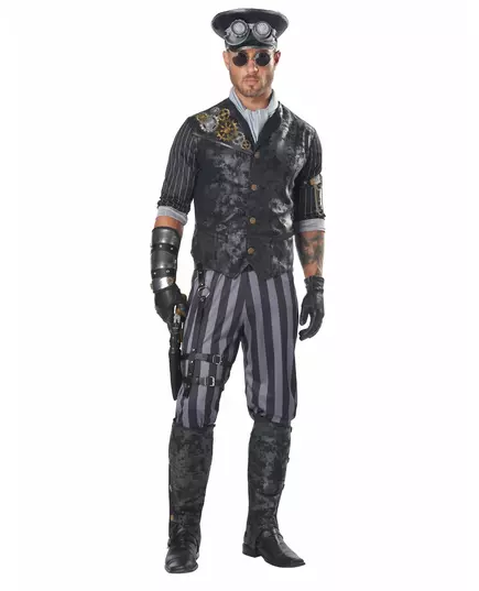Steampunkový kapitánský kostým pro muže, Velikost: Medium