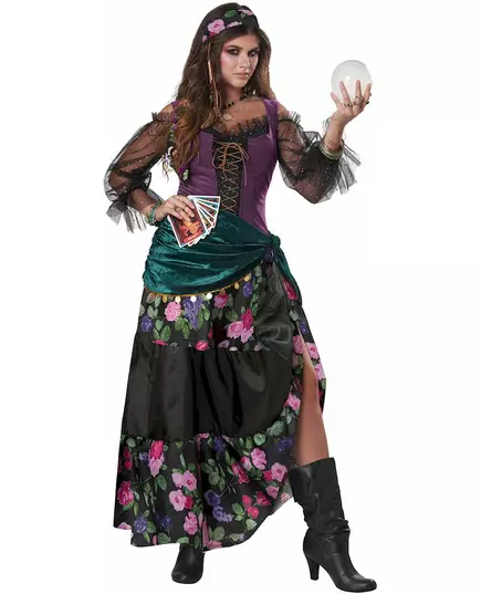Luxusní kostým jasnovidky pro ženy, Velikost: Medium (40/42)