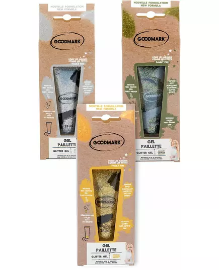 Třpytivý gel 28 ml, Barva: Stříbrná