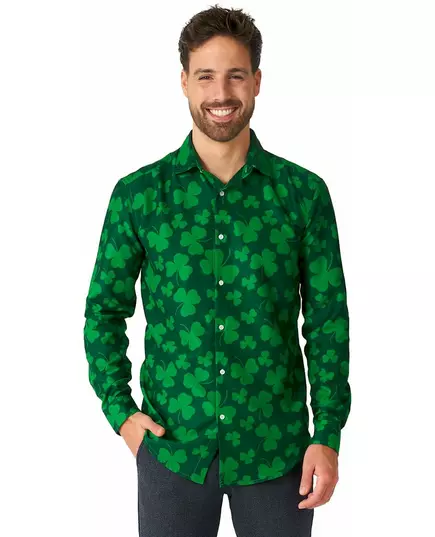 Suitmeister pánská košile St. Patrick's Day se shamrockem, Velikost: Medium (EU 48-50)