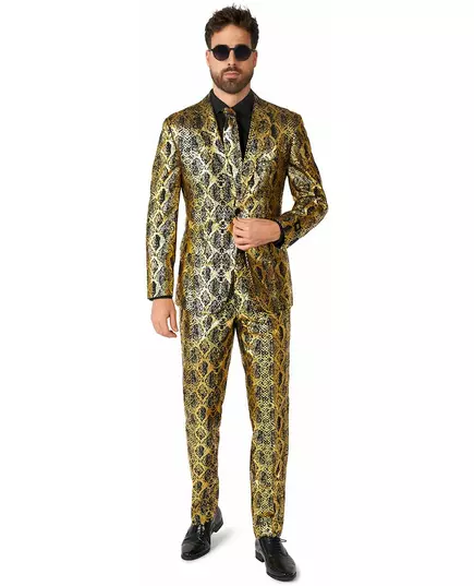 Opposuits lesklý hadí kostým pro dospělé, Velikost: Large/X-Large (EU 56)